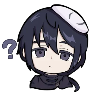 😶 emoji yin yu(tgcf) × genshin @derquemis Telegram sticker 6 of 11