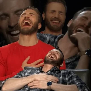 🤣 emoji chris evans memes Telegram sticker 11 of 60