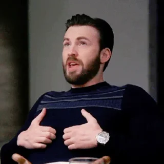 👐 emoji ChRiS eVanS Telegram sticker 19 of 115