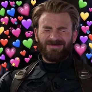 Sticker from chris evans memes