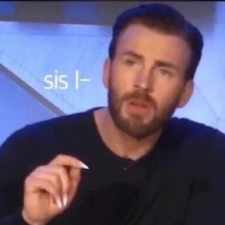 👸 emoji chris evans memes Telegram sticker 6 of 60
