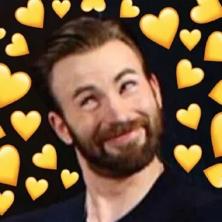 💛 emoji ChRiS eVanS Telegram sticker 22 of 115