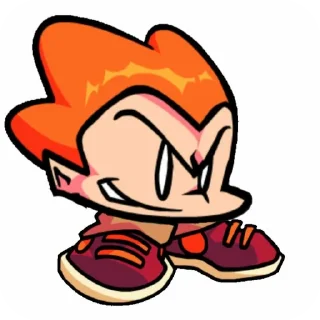 🖕 emoji Sybau Pico 💔 — @stckrRobot Telegram sticker 9 of 17