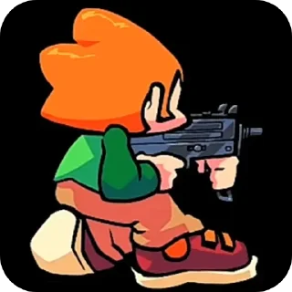 🔫 emoji Sybau Pico 💔 — @stckrRobot Telegram sticker 13 of 17