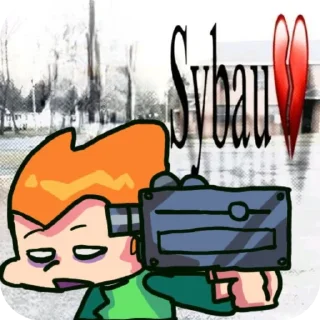 💔 emoji Sybau Pico 💔 — @stckrRobot Telegram sticker 2 of 17