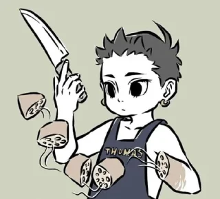 🔪 emoji fei ren zai nezha Telegram sticker 3 of 120
