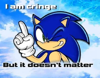 Sticker from The Hedgehog
