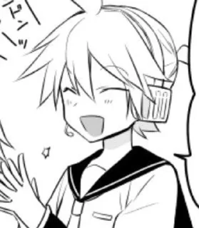 😁 emoji Vocaloid Telegram sticker 16 of 120