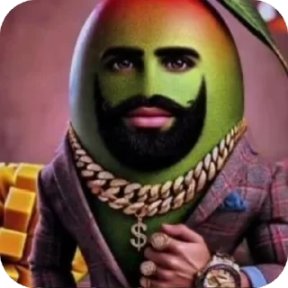 🫥 emoji Манго Суко Telegram sticker 5 of 10
