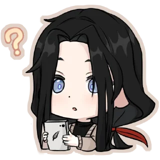 Sticker from genshin x liu yao/lie huo