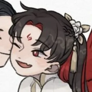 😗 emoji Lie Huo Jiao Chou by @stickerhut Telegram sticker 9 of 63