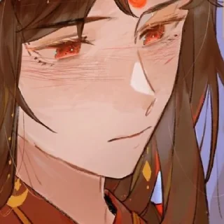 ☺️ emoji Lie Huo Jiao Chou by @stickerhut Telegram sticker 3 of 63
