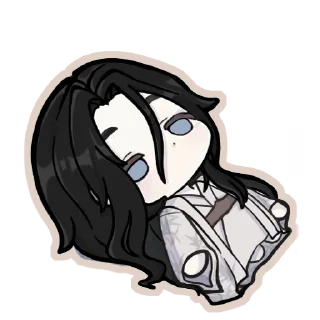 Sticker from genshin x liu yao/lie huo
