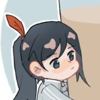 😕 emoji Lie Huo Jiao Chou by @stickerhut Telegram sticker 24 of 63