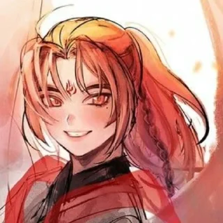 😄 emoji Lie Huo Jiao Chou by @stickerhut Telegram sticker 5 of 63