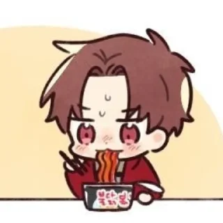 😅 emoji Lie Huo Jiao Chou by @stickerhut Telegram sticker 21 of 63