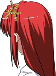 😤 emoji Aoko Aozaki by @Dzha_Bog Telegram sticker 2 of 47