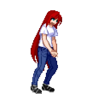 😟 emoji Aoko Aozaki by @Dzha_Bog Telegram sticker 22 of 47