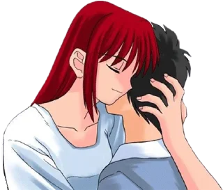🤗 emoji Aoko Aozaki by @Dzha_Bog Telegram sticker 15 of 47