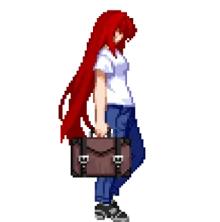 🤭 emoji Aoko Aozaki by @Dzha_Bog Telegram sticker 18 of 47
