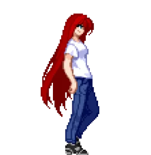 🙂 emoji Aoko Aozaki by @Dzha_Bog Telegram sticker 24 of 47