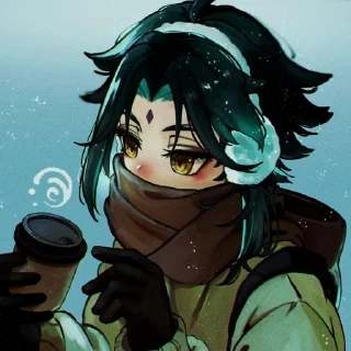 Sticker from Адепт Сяо. @Xiao_fans