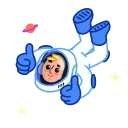 Sticker from Astro Nate