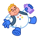 🤤 emoji Astro Nate Telegram sticker 9 of 26