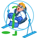 🤮 emoji Astro Nate Telegram sticker 13 of 26