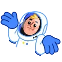 🤷‍♂️ emoji Astro Nate Telegram sticker 12 of 26