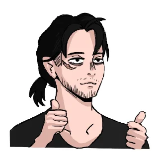 Sticker from aizawa sensei