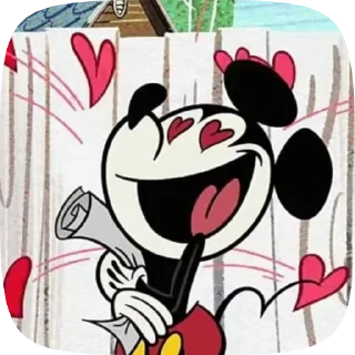 😍 emoji !Mickey Mouse! Telegram sticker 21 of 36