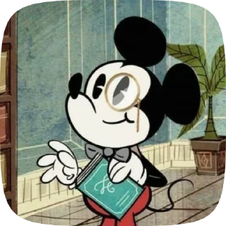 📖 emoji !Mickey Mouse! Telegram sticker 18 of 36