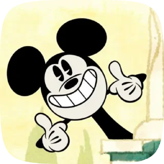 👍 emoji !Mickey Mouse! Telegram sticker 11 of 36