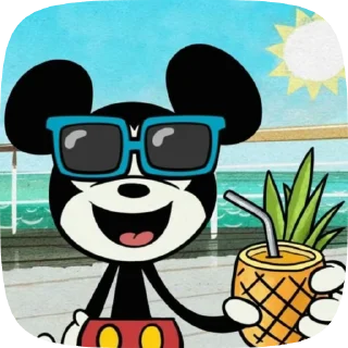 🕶️ emoji !Mickey Mouse! Telegram sticker 8 of 36