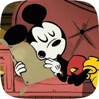 😴 emoji !Mickey Mouse! Telegram sticker 24 of 36