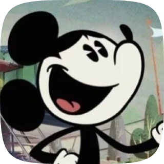 😄 emoji !Mickey Mouse! Telegram sticker 16 of 36