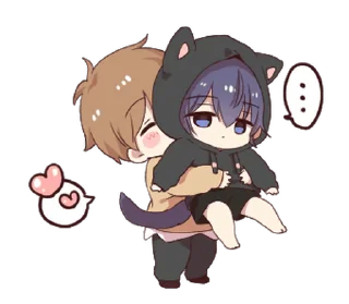 🖤 emoji ૮ ˶ˆ꒳ˆ˵ ა ﹕ @mewsticks   ｡ ˚  ○ Telegram sticker 12 of 24