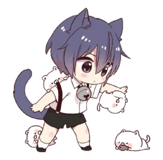 🖤 emoji ૮ ˶ˆ꒳ˆ˵ ა ﹕ @mewsticks   ｡ ˚  ○ Telegram sticker 16 of 24
