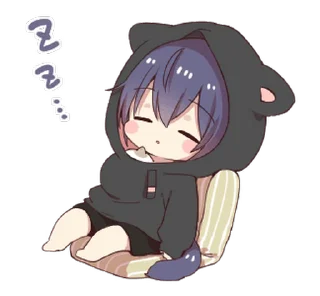 🖤 emoji ૮ ˶ˆ꒳ˆ˵ ა ﹕ @mewsticks   ｡ ˚  ○ Telegram sticker 4 of 24