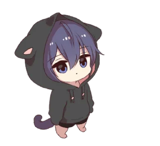 🖤 emoji ૮ ˶ˆ꒳ˆ˵ ა ﹕ @mewsticks   ｡ ˚  ○ Telegram sticker 11 of 24