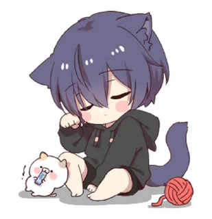 🖤 emoji ૮ ˶ˆ꒳ˆ˵ ა ﹕ @mewsticks   ｡ ˚  ○ Telegram sticker 13 of 24