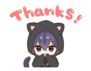 🖤 emoji ૮ ˶ˆ꒳ˆ˵ ა ﹕ @mewsticks   ｡ ˚  ○ Telegram sticker 19 of 24