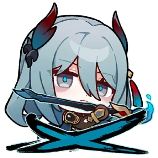 👊 emoji 𝗛𝗼𝗻𝗸𝗮𝗶: 𝗦𝘁𝗮𝗿 𝗥𝗮𝗶𝗹 𝟮 @Belia_riba Telegram sticker 18 of 120