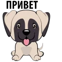 🐶 emoji Puppies @TVstickers Telegram sticker 19 of 26
