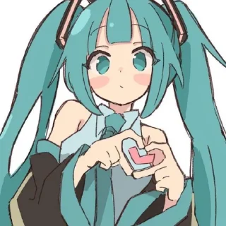 ❤️ emoji MAD MIKU PACK Telegram sticker 13 of 20