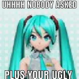 🙄 emoji MAD MIKU PACK Telegram sticker 12 of 20
