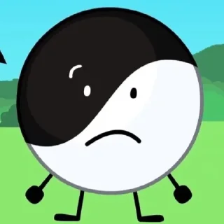Sticker from Yin Yang Inanimate Insanity