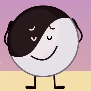😌 emoji Yin Yang Inanimate Insanity Telegram sticker 6 of 34