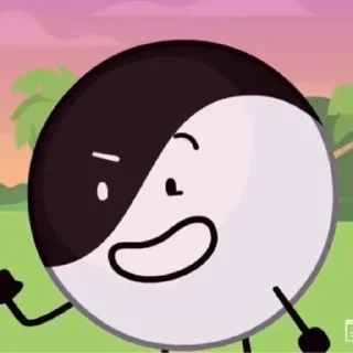 Sticker from Yin Yang Inanimate Insanity